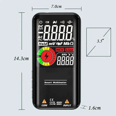 Digital Multimeter Accurate Electric Voltage Current Tester Tool