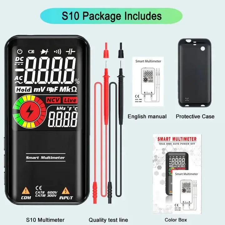 Digital Multimeter Accurate Electric Voltage Current Tester Tool