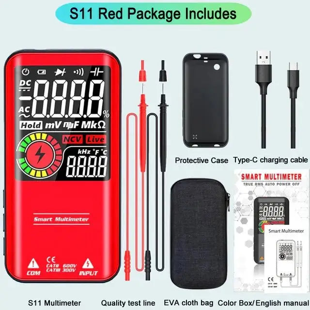 Digital Multimeter Accurate Electric Voltage Current Tester Tool