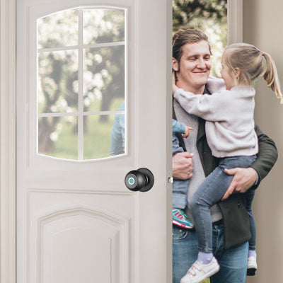 Smart Fingerprint Door Knob Lock Keyless Biometric Entry For Home