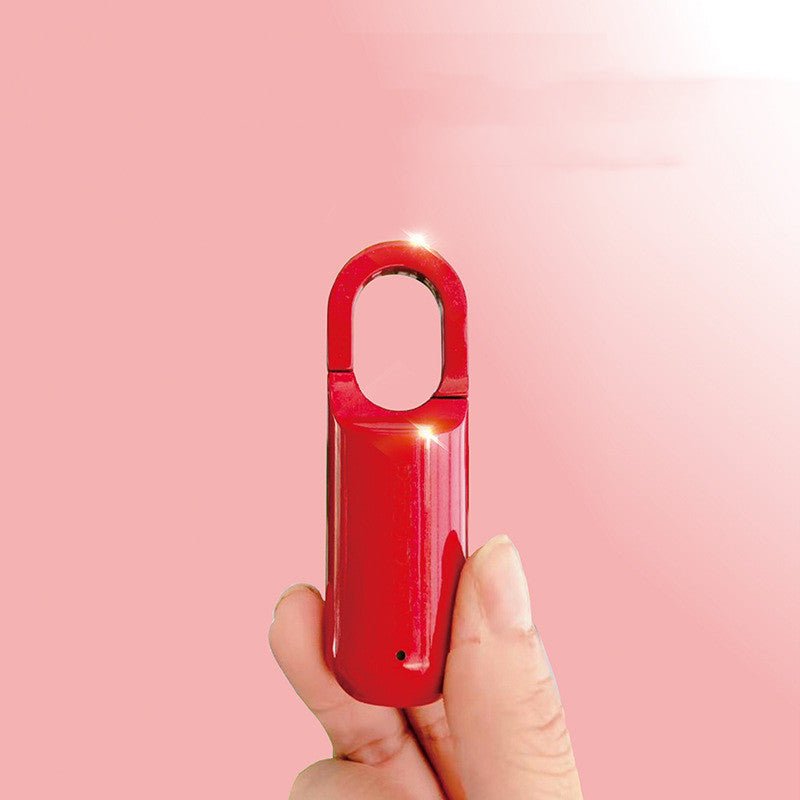 Smart Fingerprint Padlock USB Rechargeable Anti Theft Lock For Travel