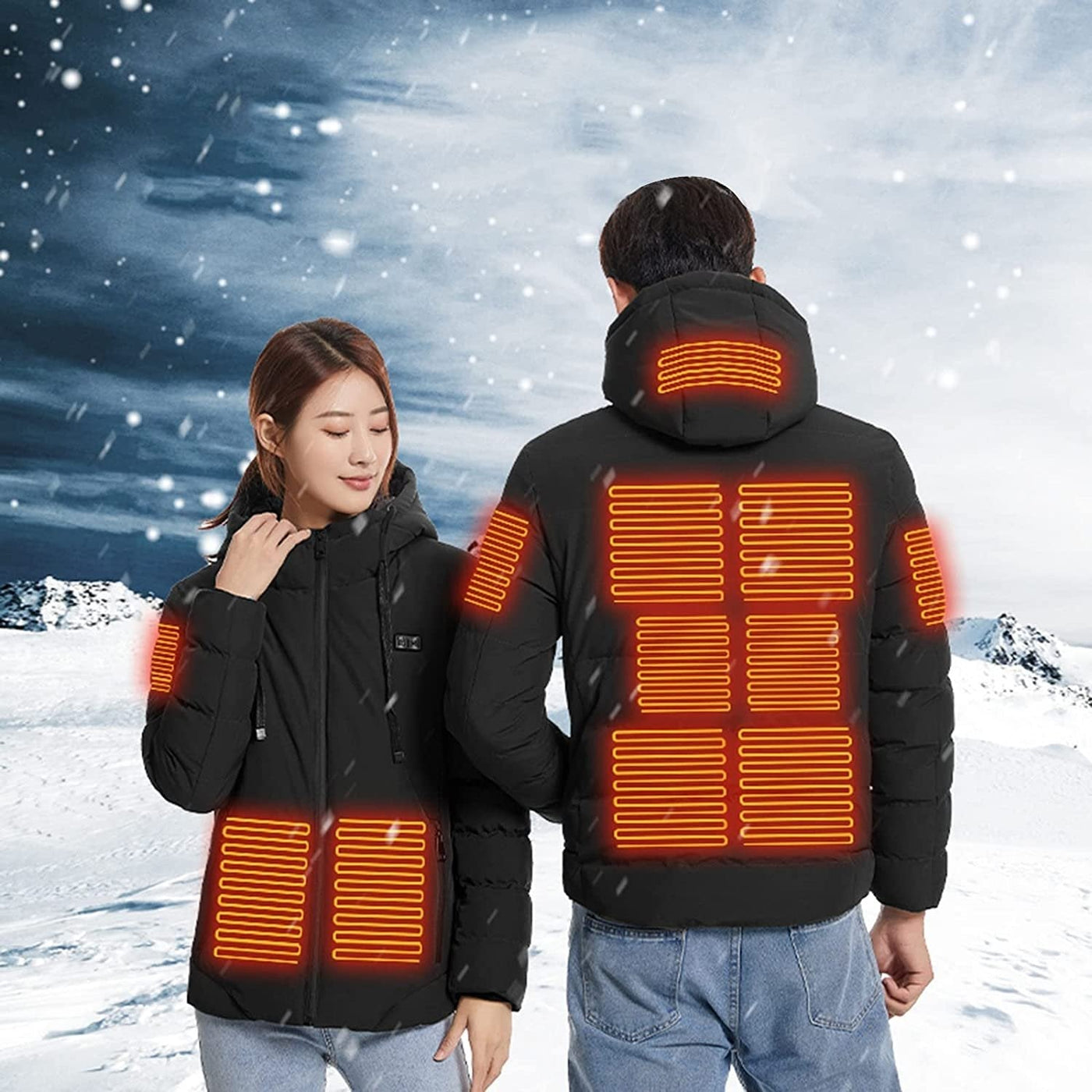 Heated Jacket Electric Thermal Coat Winter Vest For Men And Women