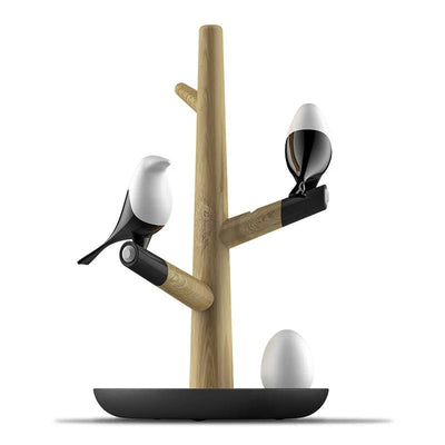 Smart LED Magpie Bird Lamp USB Rechargeable Vibration Sensor Night Light