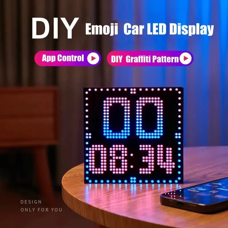 Smart LED Matrix Pixel Panel Programmable Lamp For Home Bar Hotel