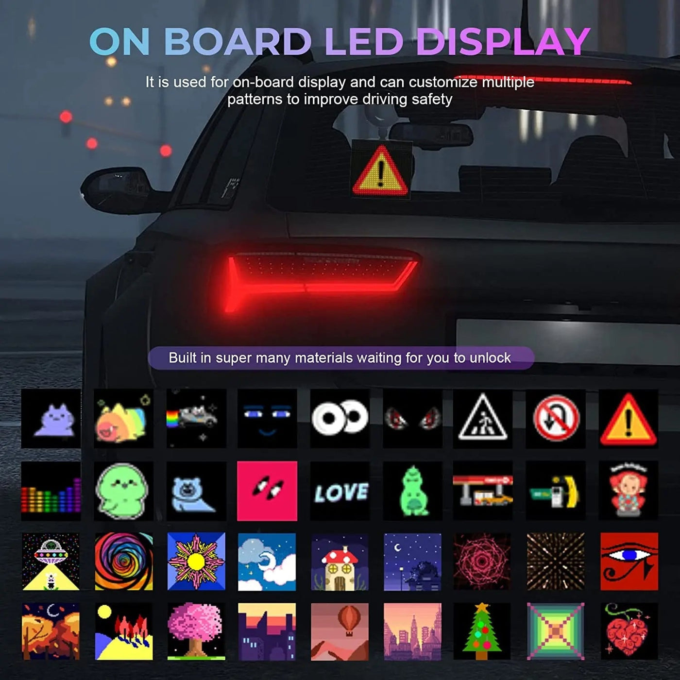 Smart LED Matrix Pixel Panel Programmable Lamp For Home Bar Hotel