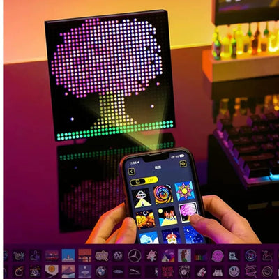 Smart LED Matrix Pixel Panel Programmable Lamp For Home Bar Hotel