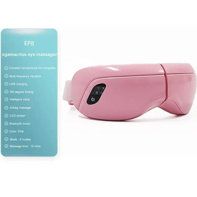 Eye Massager Glasses With Bluetooth Music And Heated Therapy