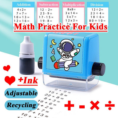 Math Roller Stamp For Addition And Subtraction Practice Within 100