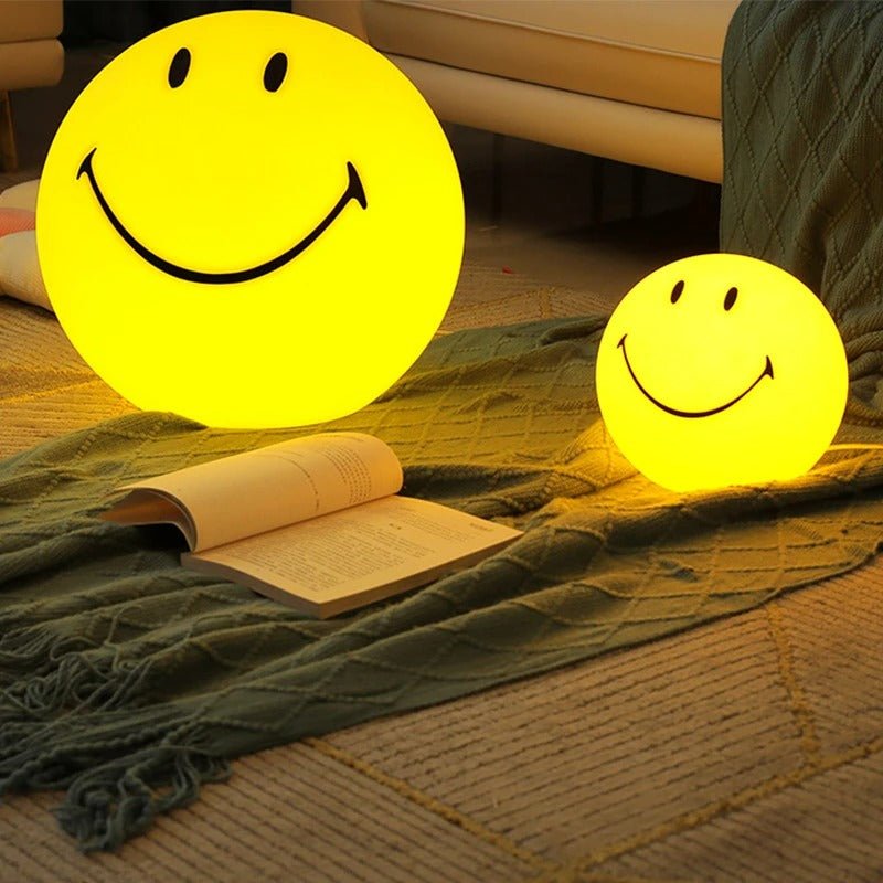 Rechargeable LED Night Lamp With Touch Switch Round Bedside Light
