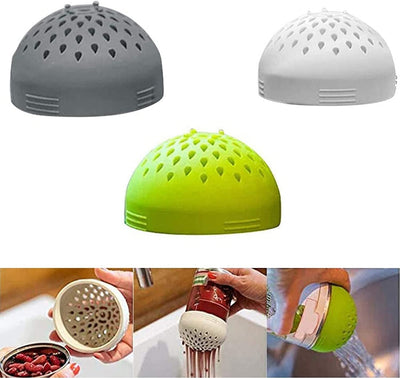 Snap On Colander Portable Silicone Mini Can Drainer For Chickpeas Fruit