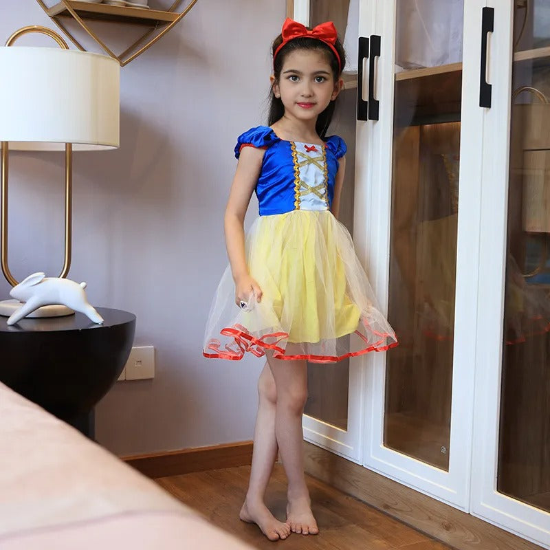 Princess Kids Costume Girls Party Fancy Dress Up Outfit