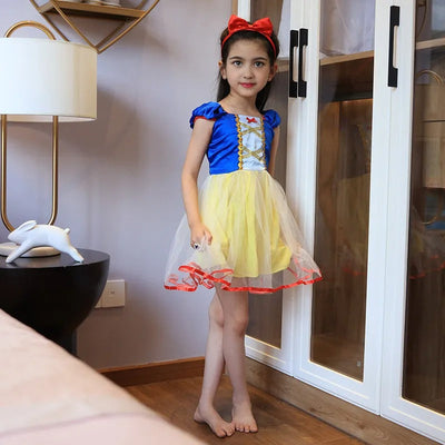 Princess Kids Costume Girls Party Fancy Dress Up Outfit