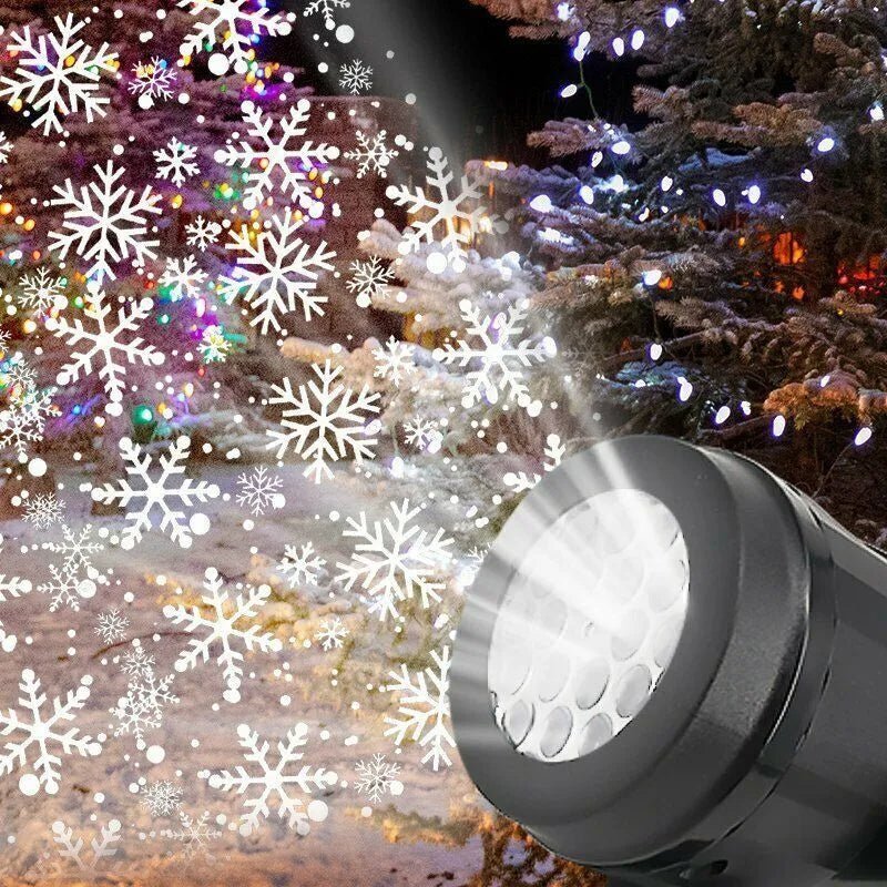 Snowflake Projector Light LED Indoor Outdoor Christmas Yard Decor