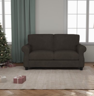 2-Seater Sofa With Solid Wood Frame And Extra Deep Seats