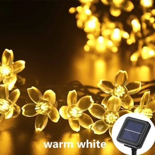 Solar Honey Bee String Lights Waterproof Outdoor Garden Party Lighting