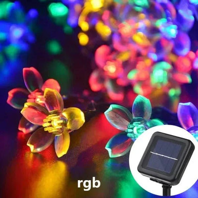 Solar Honey Bee String Lights Waterproof Outdoor Garden Party Lighting