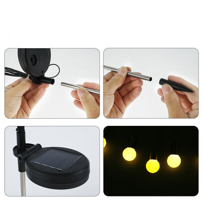 Solar Garden Lights Waterproof LED Outdoor Firefly Lawn Lighting