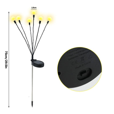 Solar Garden Lights Waterproof LED Outdoor Firefly Lawn Lighting