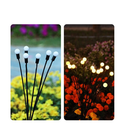 Solar Garden Lights Waterproof LED Outdoor Firefly Lawn Lighting