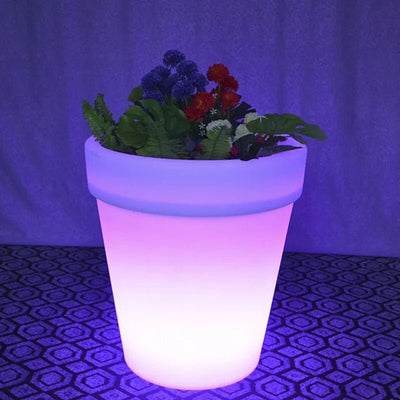 Solar Power Lighting Flowerpot LED Garden Outdoor Decoration