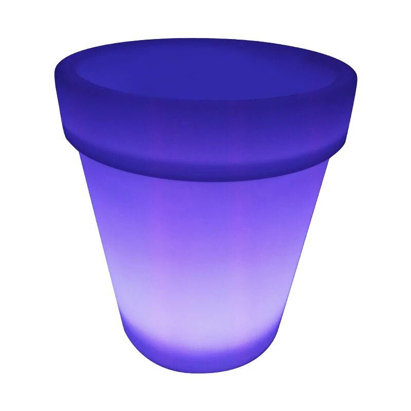 Solar Power Lighting Flowerpot LED Garden Outdoor Decoration