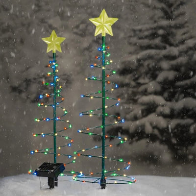 Solar-Powered LED Christmas String Lights Waterproof Outdoor Fairy Garland
