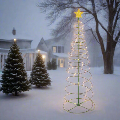 Solar-Powered LED Christmas String Lights Waterproof Outdoor Fairy Garland