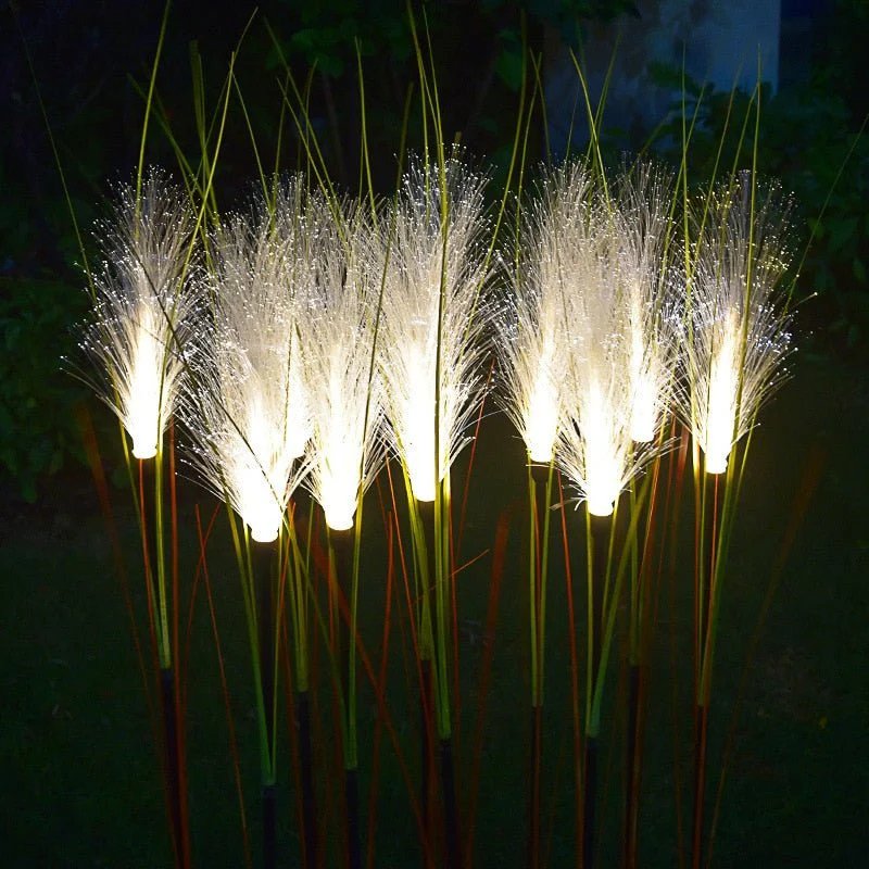 Solar Reed Outdoor Waterproof LED Solar Garden Lights Set