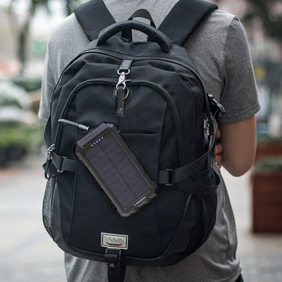 Solar Power Bank 30000mAh Portable Solar Charger Backup Battery