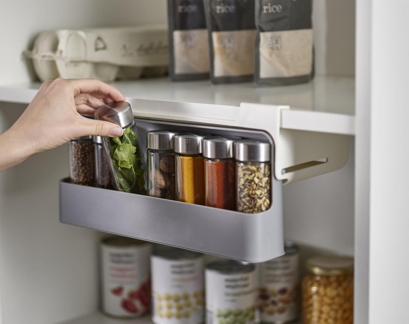 Kitchen Spice Rack Organizer For Countertop Storage And Display