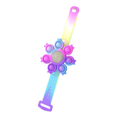 Spinning Pop Bubble Bracelet Stress Relief Wristband For Kids
