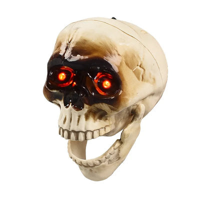 Halloween Skull Decoration With Motion Sensor And Scary Sound Effects