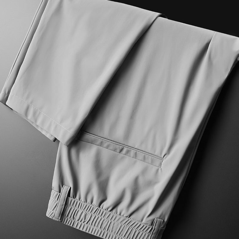 Men's Summer Sports Pants Lightweight Ice Silk Breathable Fitness Wear