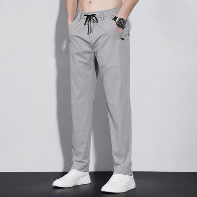 Men's Summer Sports Pants Lightweight Ice Silk Breathable Fitness Wear