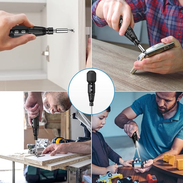 Cordless Electric Screwdriver Portable Rechargeable Power Tool