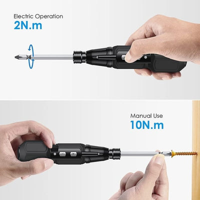 Cordless Electric Screwdriver Portable Rechargeable Power Tool