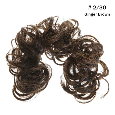 Top Knot Ponytail Holder Curly Bun Hair Accessories DIY