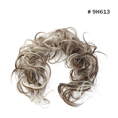 Top Knot Ponytail Holder Curly Bun Hair Accessories DIY