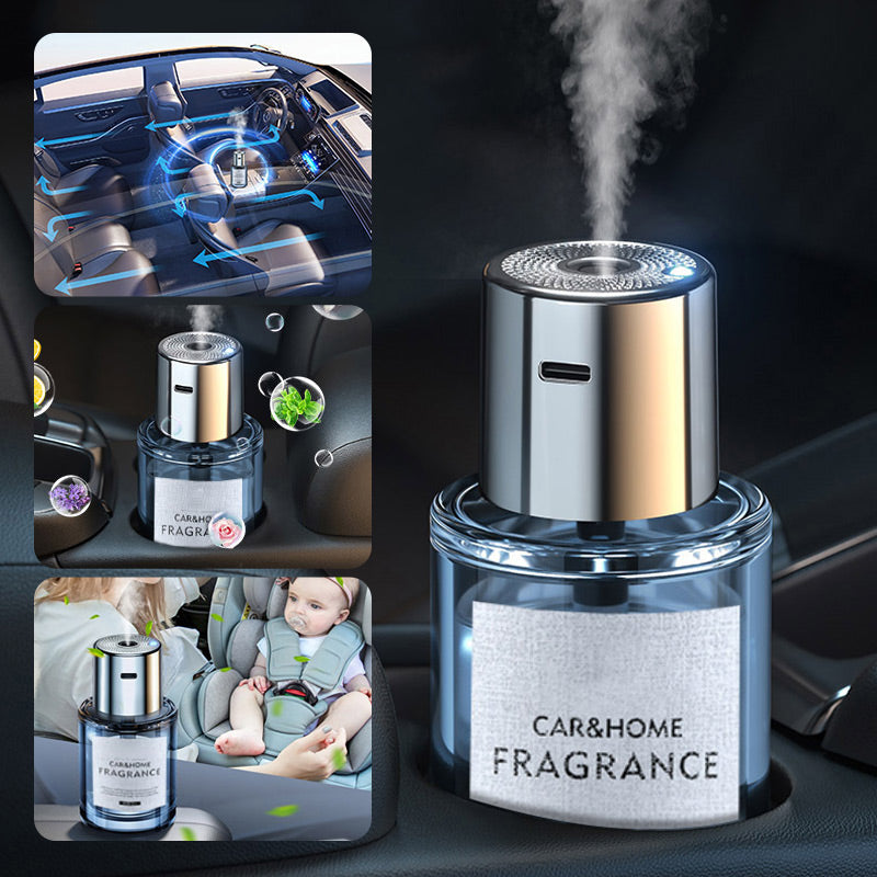 Intelligent Ultrasonic Car Air Freshener With 5-Position Adjustment And Auto On Off