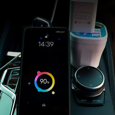 Car Power Inverter Cup Type Converter With Quick Charge Function