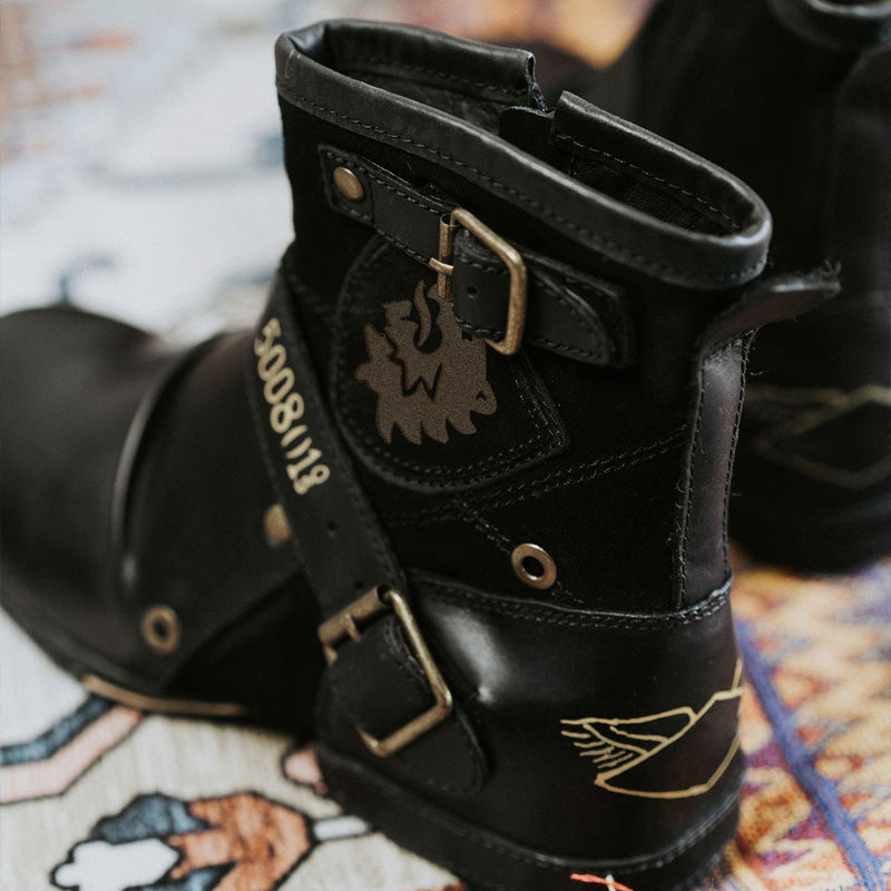 Men's Western Cowboy Leather Boots Classic Genuine Leather Footwear