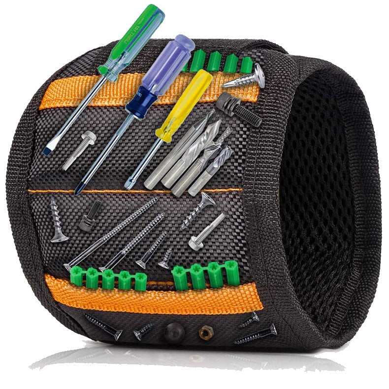 Magnetic Wristband With Strong Portable Magnetic Hold For Tools