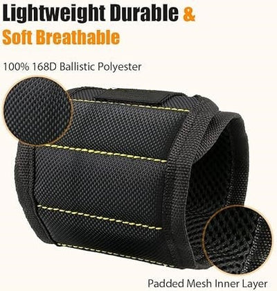 Magnetic Wristband With Strong Portable Magnetic Hold For Tools