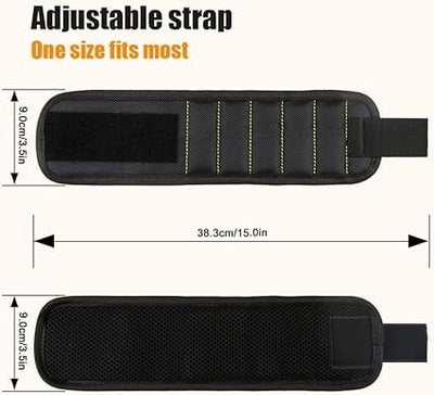 Magnetic Wristband With Strong Portable Magnetic Hold For Tools