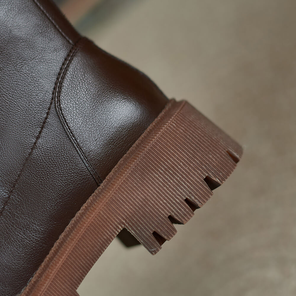 Winter Women's Motorcycle Boots Stylish Warm Chic Boots