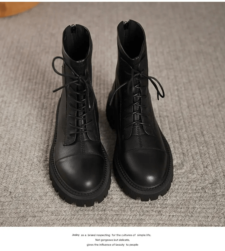Winter Women's Motorcycle Boots Stylish Warm Chic Boots