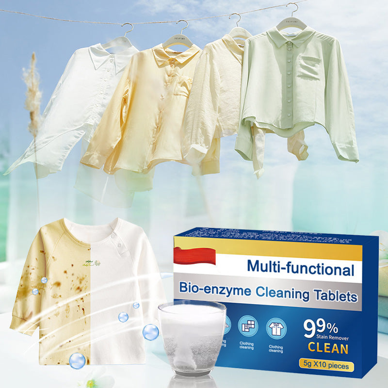 Multi-functional Bio-enzyme Cleaning Tablets For Powerful Stain Removal
