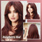 Long Hair Wig Layered Style With Bangs For Natural Look