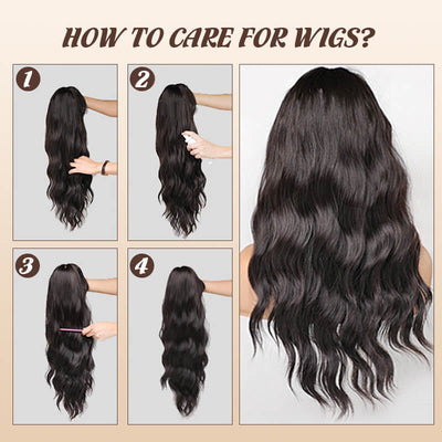 Long Hair Wig Layered Style With Bangs For Natural Look