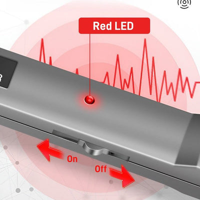 High Sensitivity Metal Detector With LED Flashing Alarm And Metal Sensor